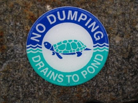 No Dumping Sticker