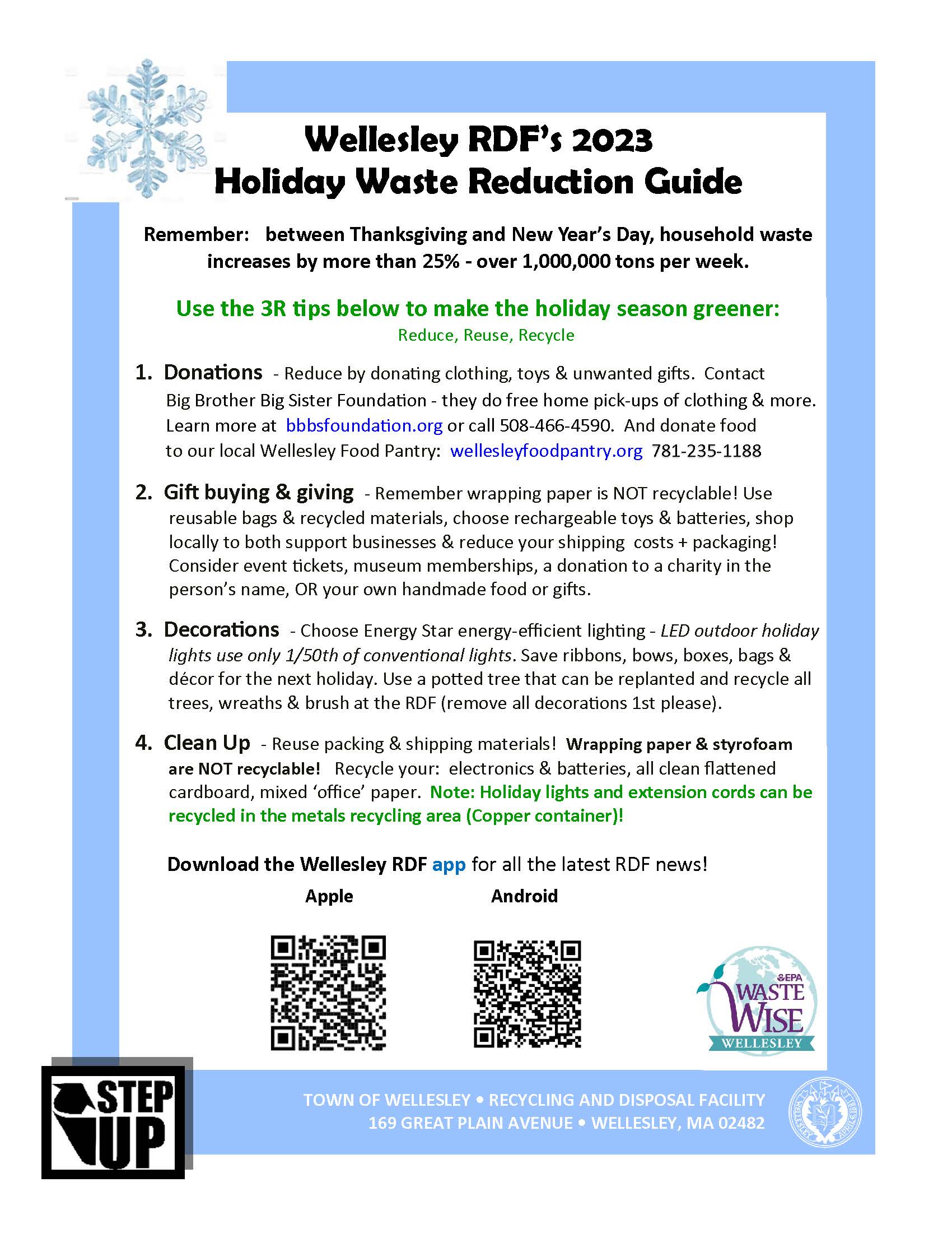 December 2024 - Holiday Waste Reduction Guide