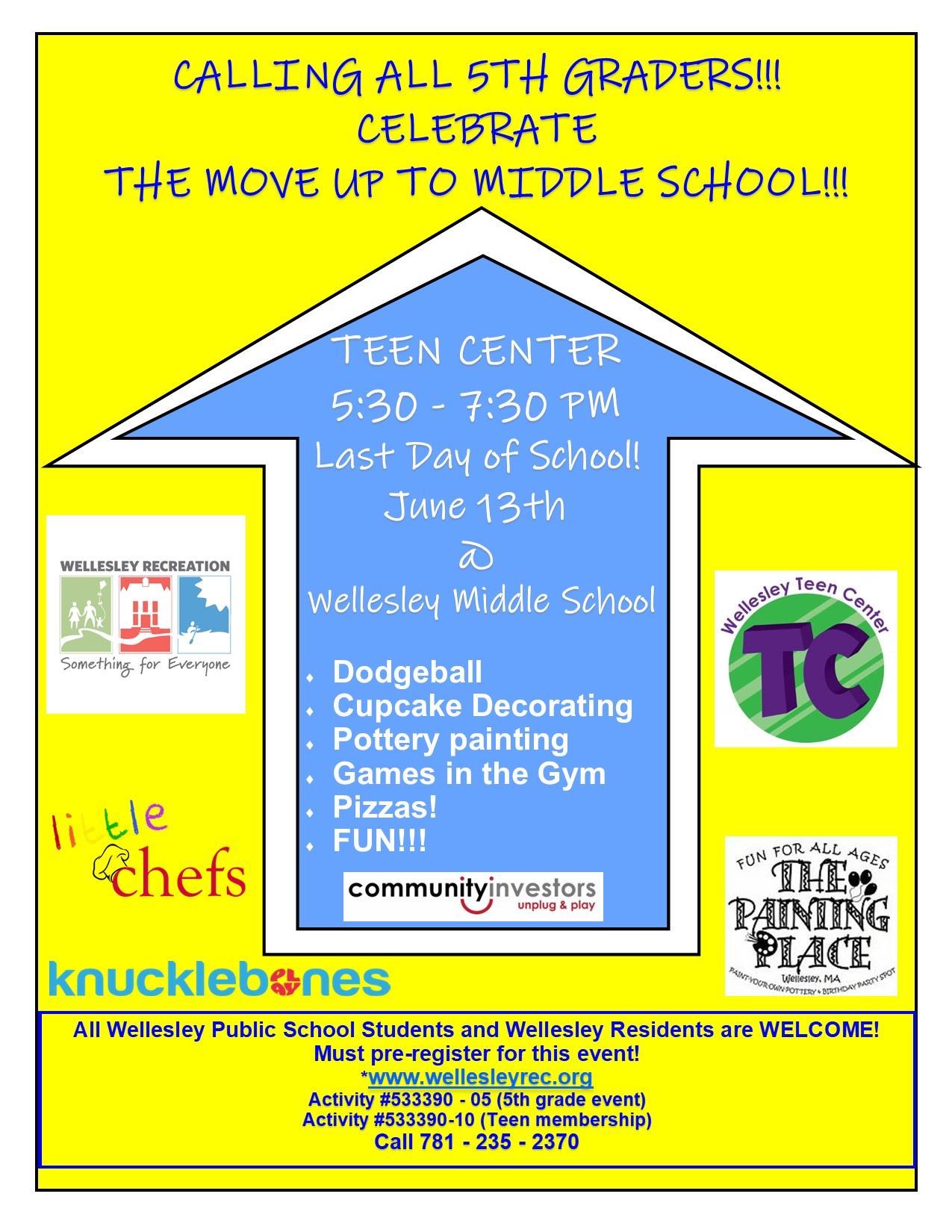 Teen Center 5th grade 2024