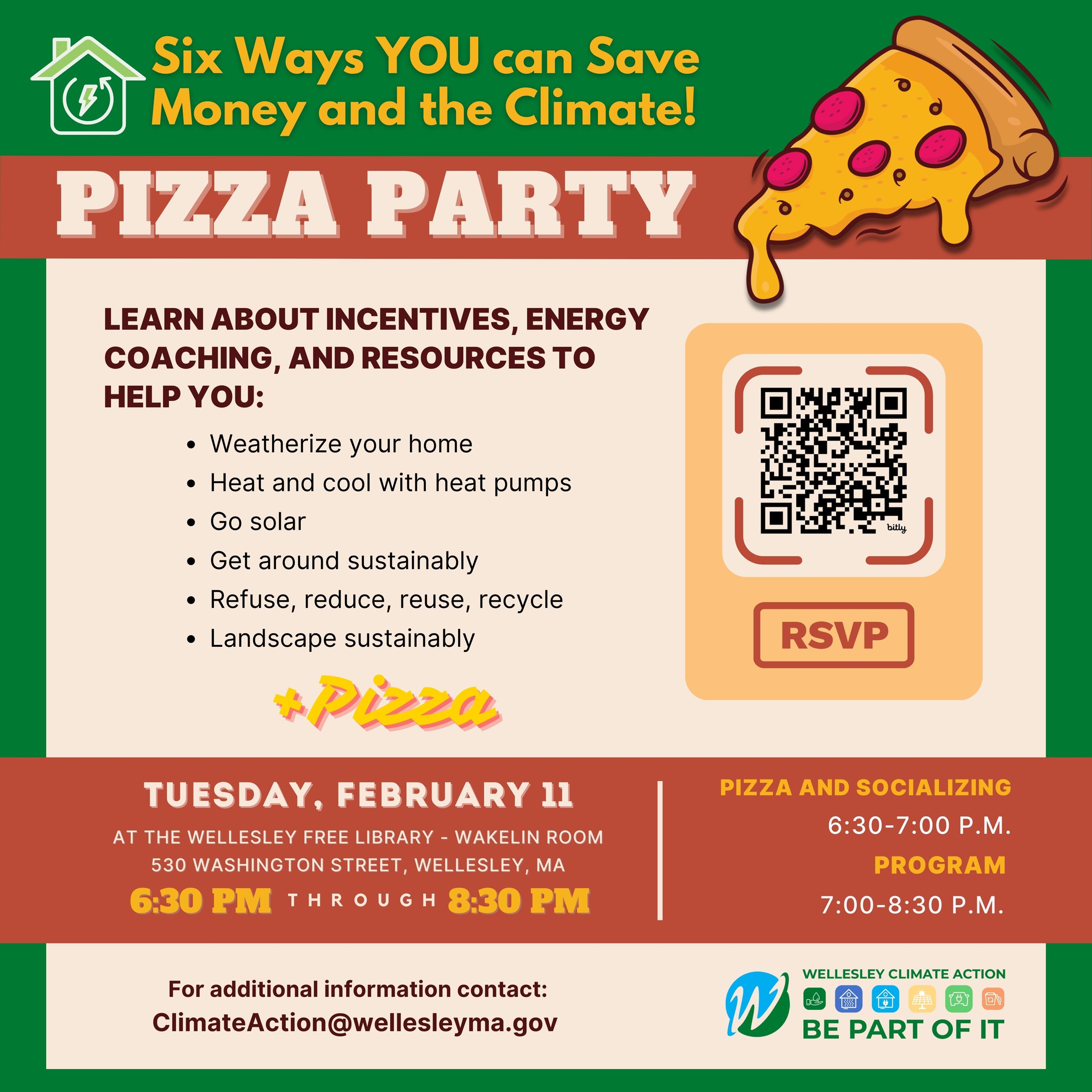 Climate Action - Pizza Party Social Media