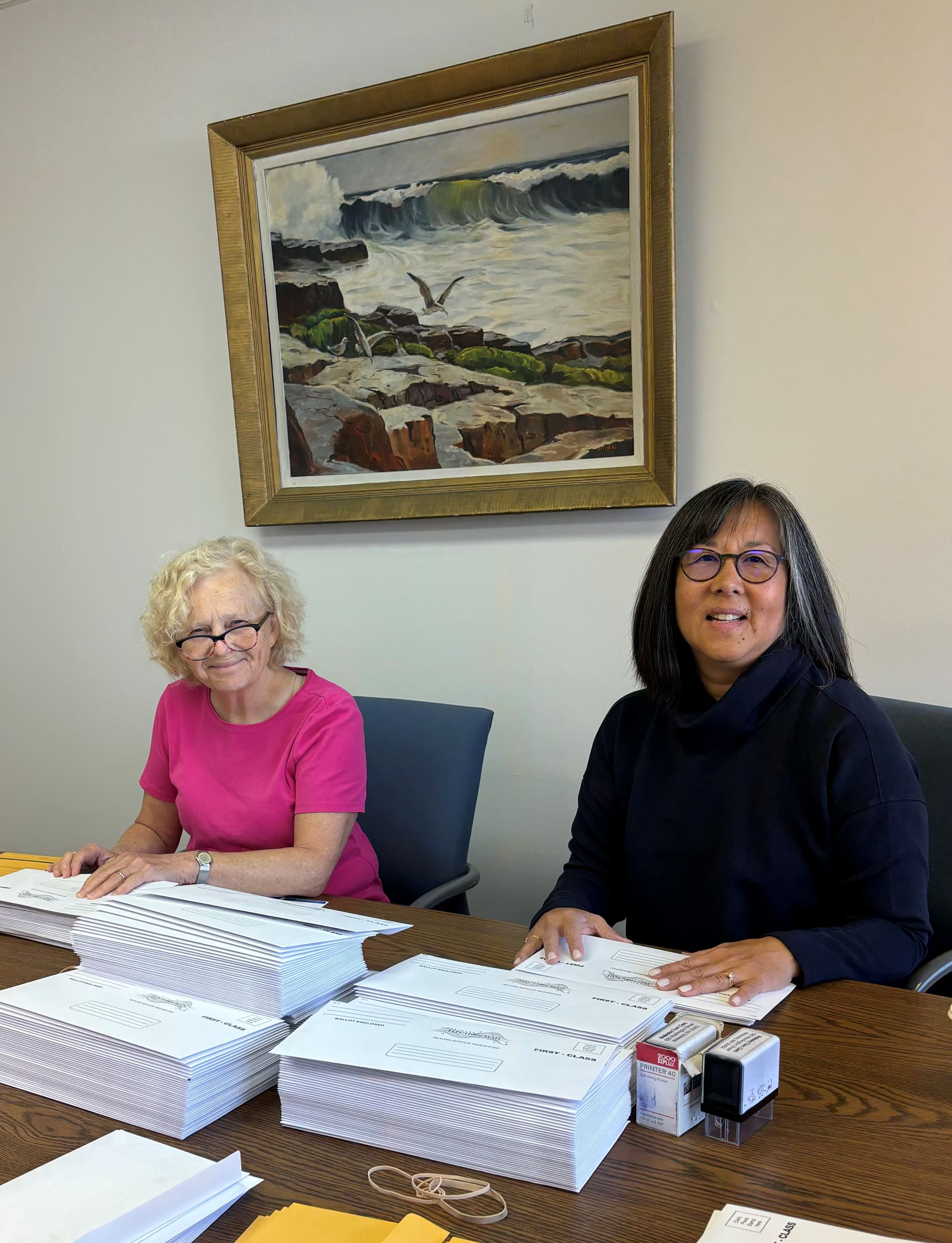 Nov 5 Ballots packaged for mailing