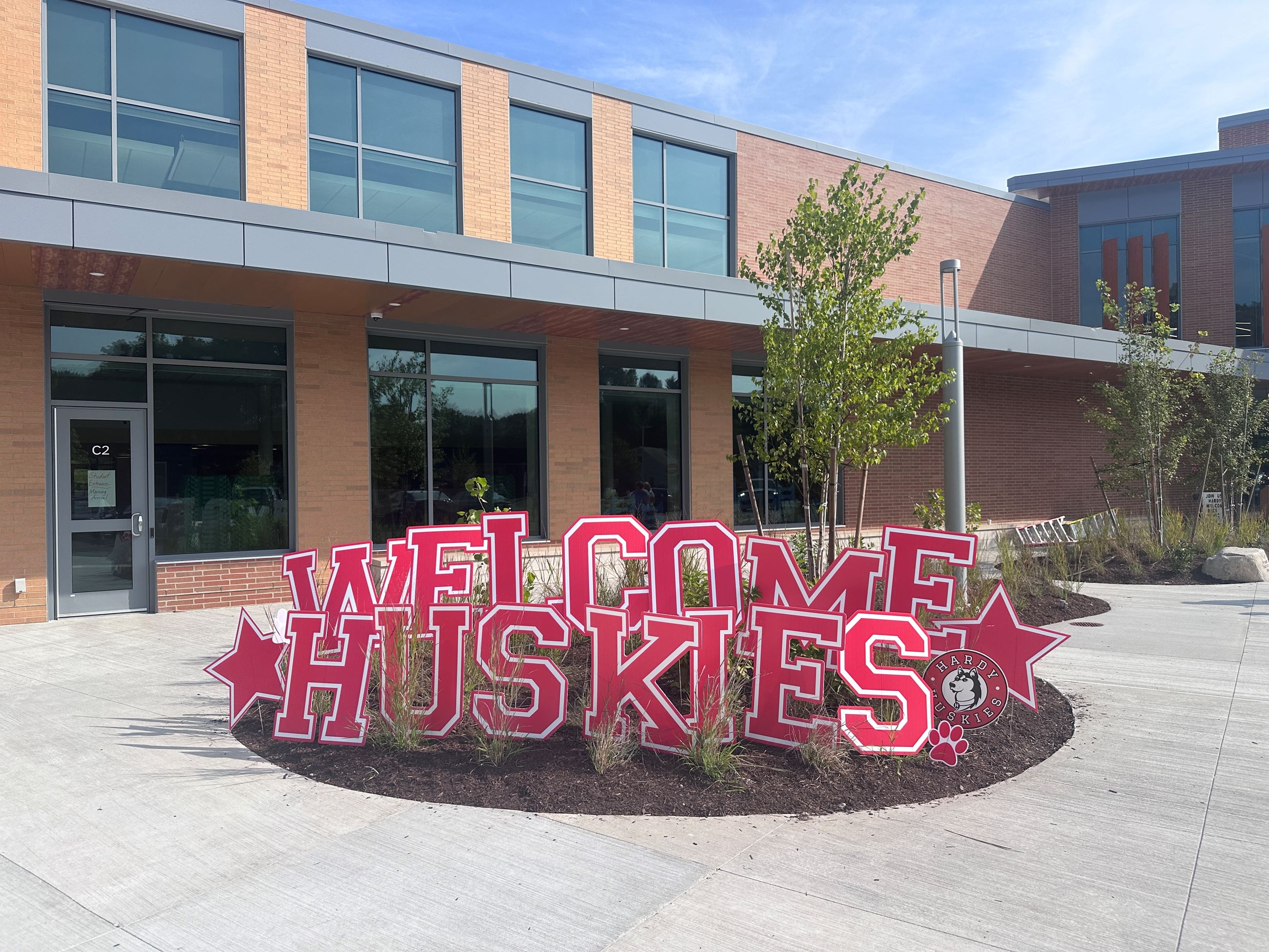 Hardy School entrance