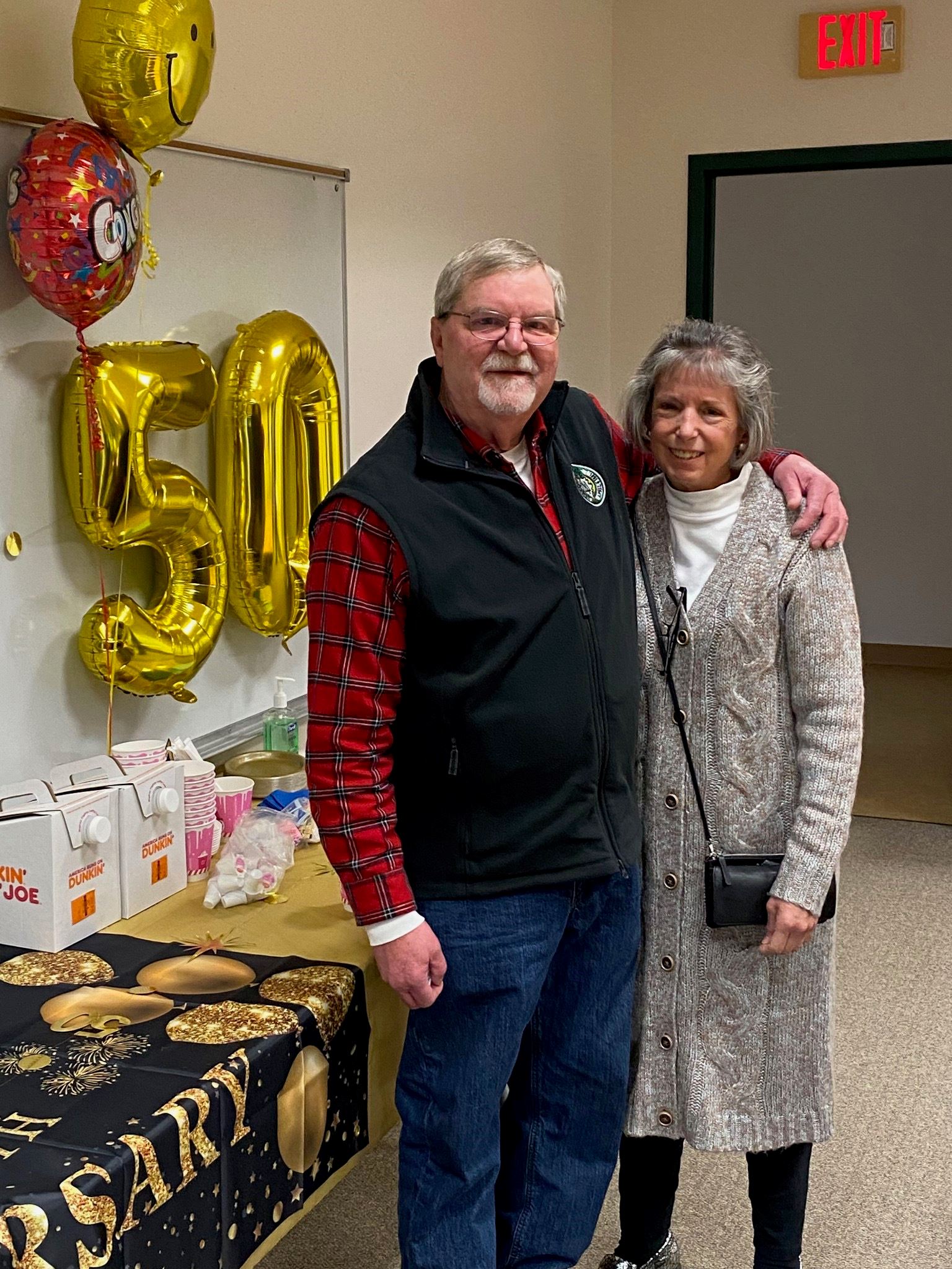 Smitty and wife Denise Rogers
