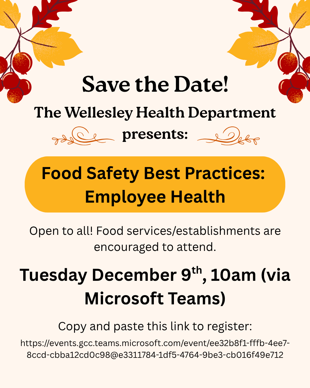 Employee Health Presentation Poster 2025
