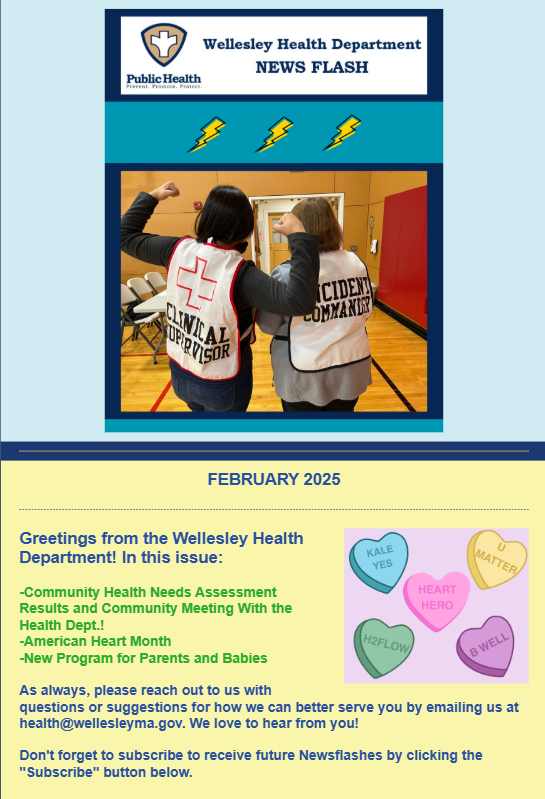 Newsletter image and welcome emarks