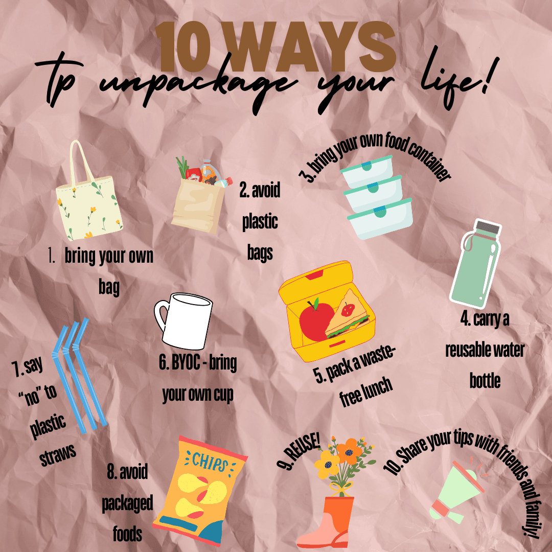 10 Ways to unpackage your life